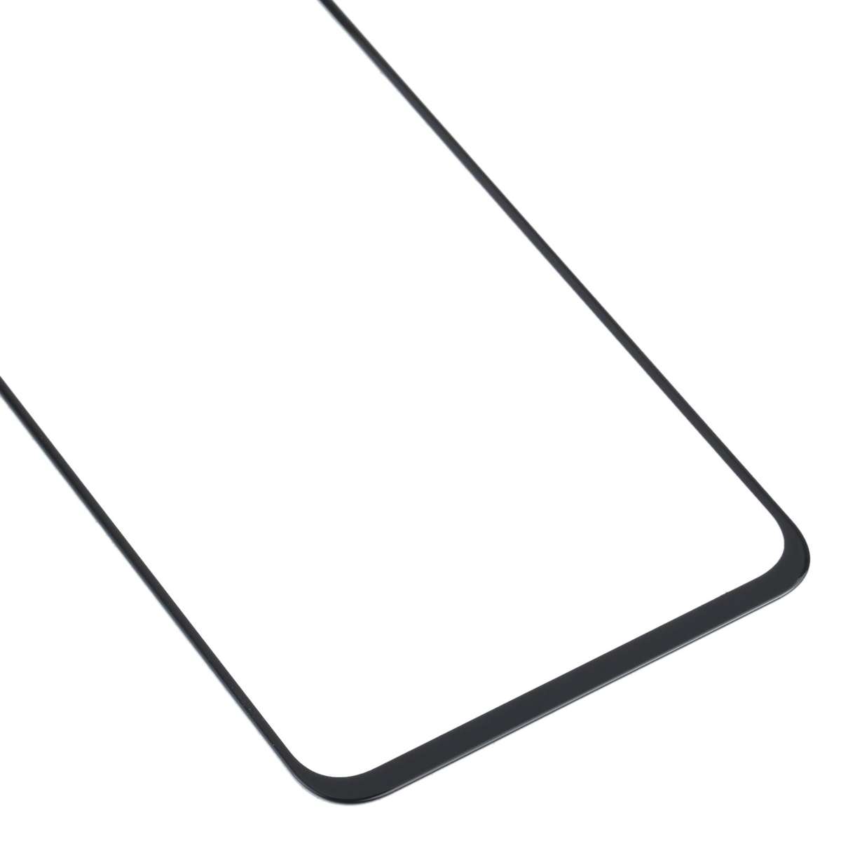 For OnePlus Nord 2 5G DN2101 DN2103 Front Screen Outer Glass Lens (Black)