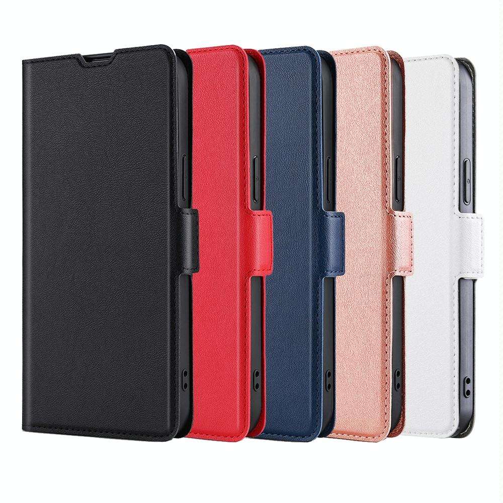 For vivo Y02 4G Ultra-thin Voltage Side Buckle Horizontal Flip Leather Phone Case(Black)
