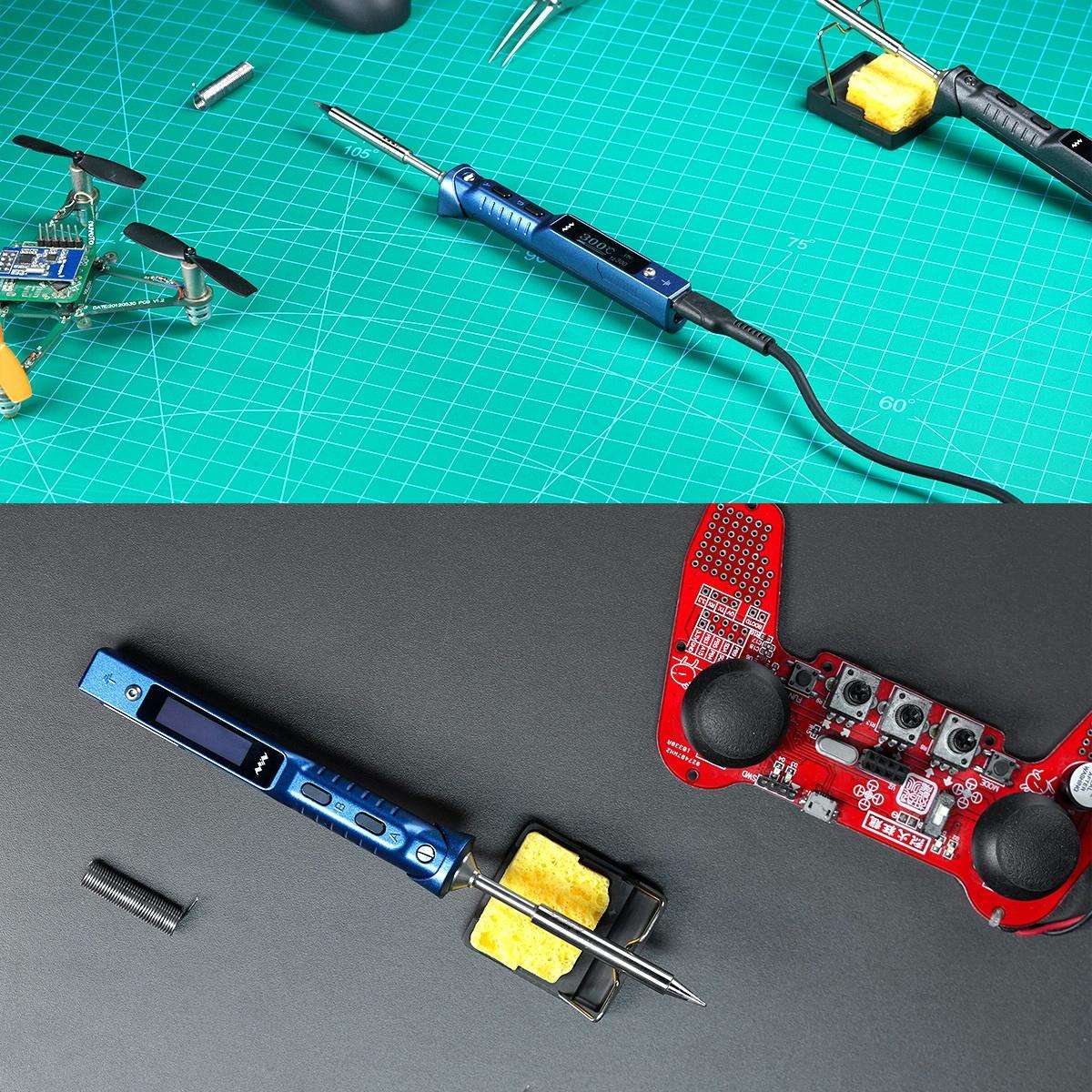 MINIWARE TS101 PD DC Soldering Iron 90W Portable Soldering Pen(With D24 Soldering Iron Head)