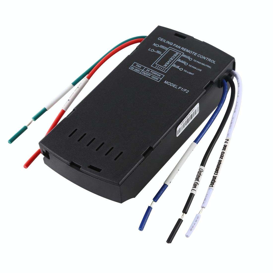 Universal Ceiling Fan Lamp Remote Control Kit 85-265V Timing Wireless Control Switch Adjusted Win...