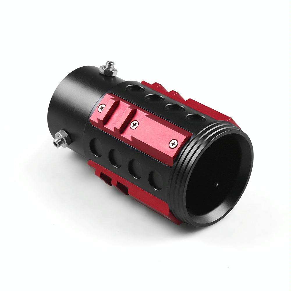 Car Modification Exhaust Pipe Tail Throat(Black)