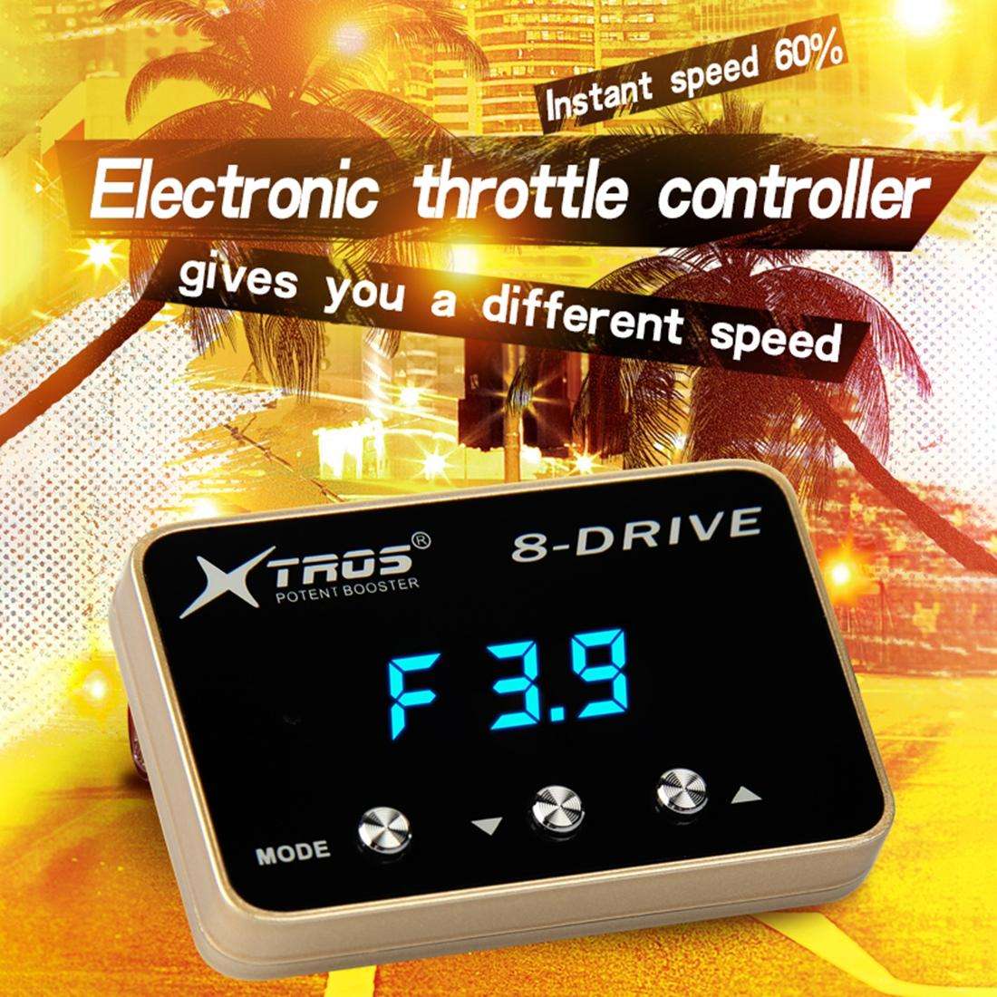 For Volkswagen Amarok 2010- TROS 8-Drive Potent Booster Electronic Throttle Controller Speed Booster