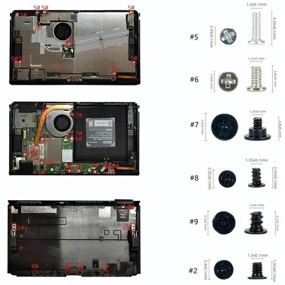 For Switch OLED Host 44 In 1 Screw Set Replacement Accessories(R22006)