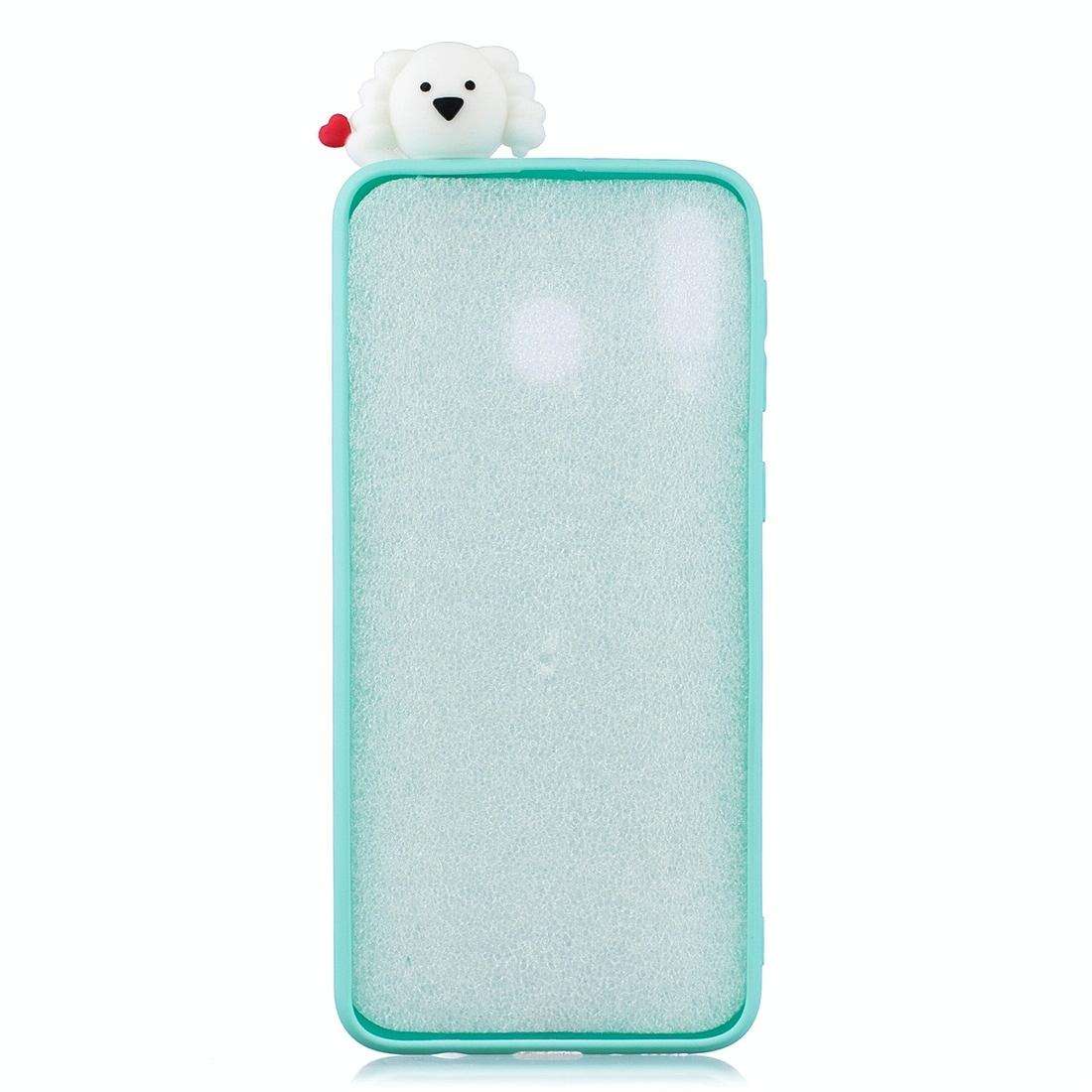 For Galaxy A30 Shockproof Cartoon TPU Protective Case(Clouds)