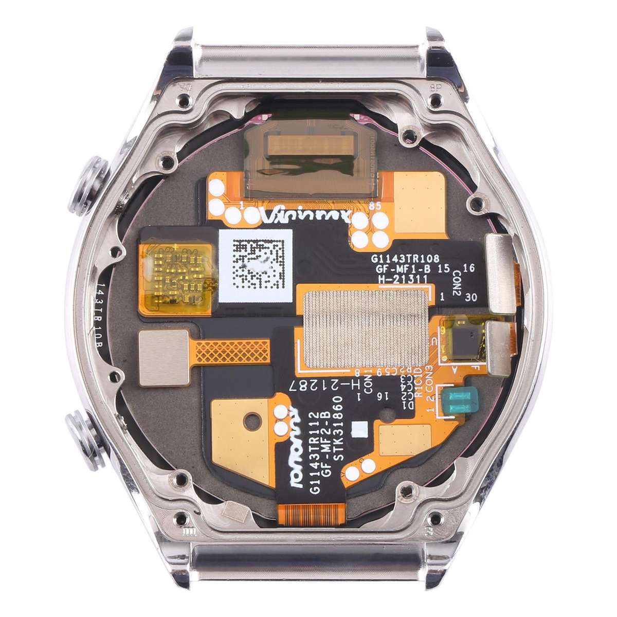 For Xiaomi Watch S1 Original LCD Screen and Digitizer Full Assembly With Frame (Silver)