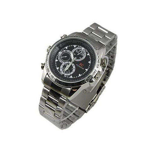 4GB Waterproof New Watch Hidden Spy Camera Video Recorder DVR Camcorder Steel