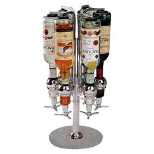 6 Bottle Rotating Liquor Dispenser