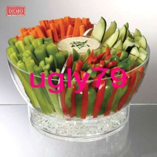 Cold Bowl on Ice - Serving Bowl with Vented Ice Chamber