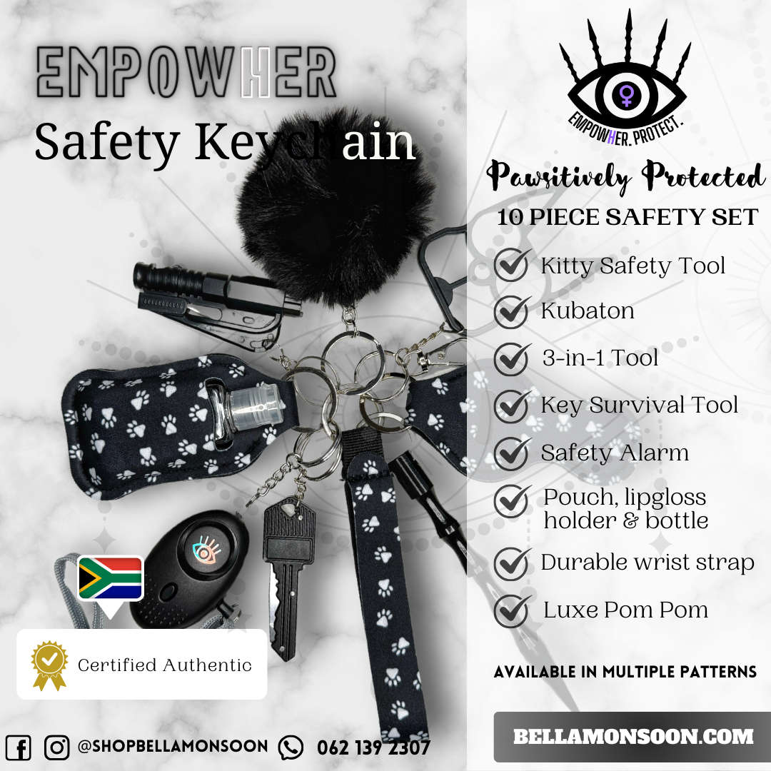 Pawsitively Perfect Safety Keychain