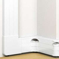 Legrand Triple Compartment Snap-On Trunking with Cover 2m - White