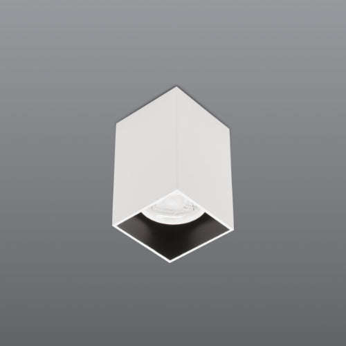 Spazio Cubo Square 10W Aluminium Downlight