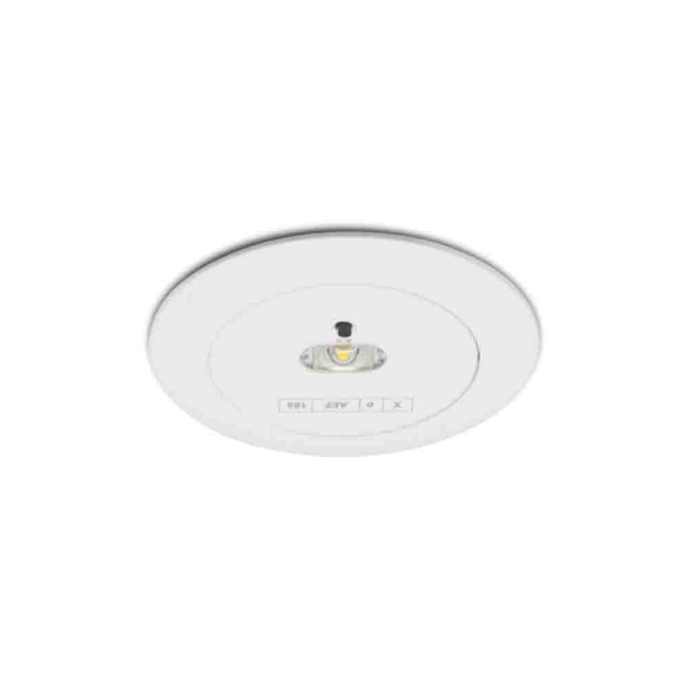 Spazio Emergency LED Recessed Light 5000K - White