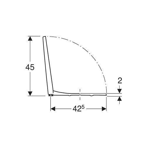 Geberit Smyle Soft-Close Toilet Seat + Lid - White
