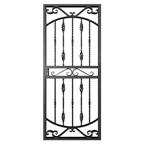 Xpanda Renaissance Deadlock Security Gate 2000x810mm - Black (Hot Dip)
