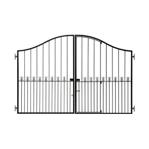 Xpanda Ref Induna Driveway Gate 2000x3000mm - Hammer-tone Black