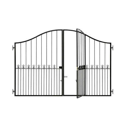 Xpanda Ref Induna Driveway Gate 2000x3000mm - Hammer-tone Black
