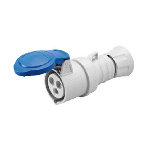 Gewiss Straight Connector 32A 2P+E 230V IP44 6H