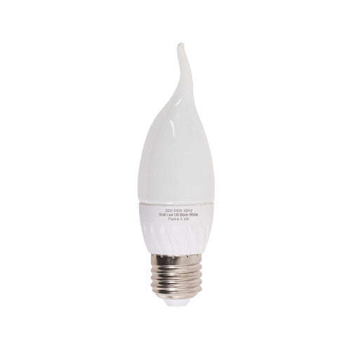 Bright Star LED Flame Bulb E27 5W 360lm 3000K - Frosted