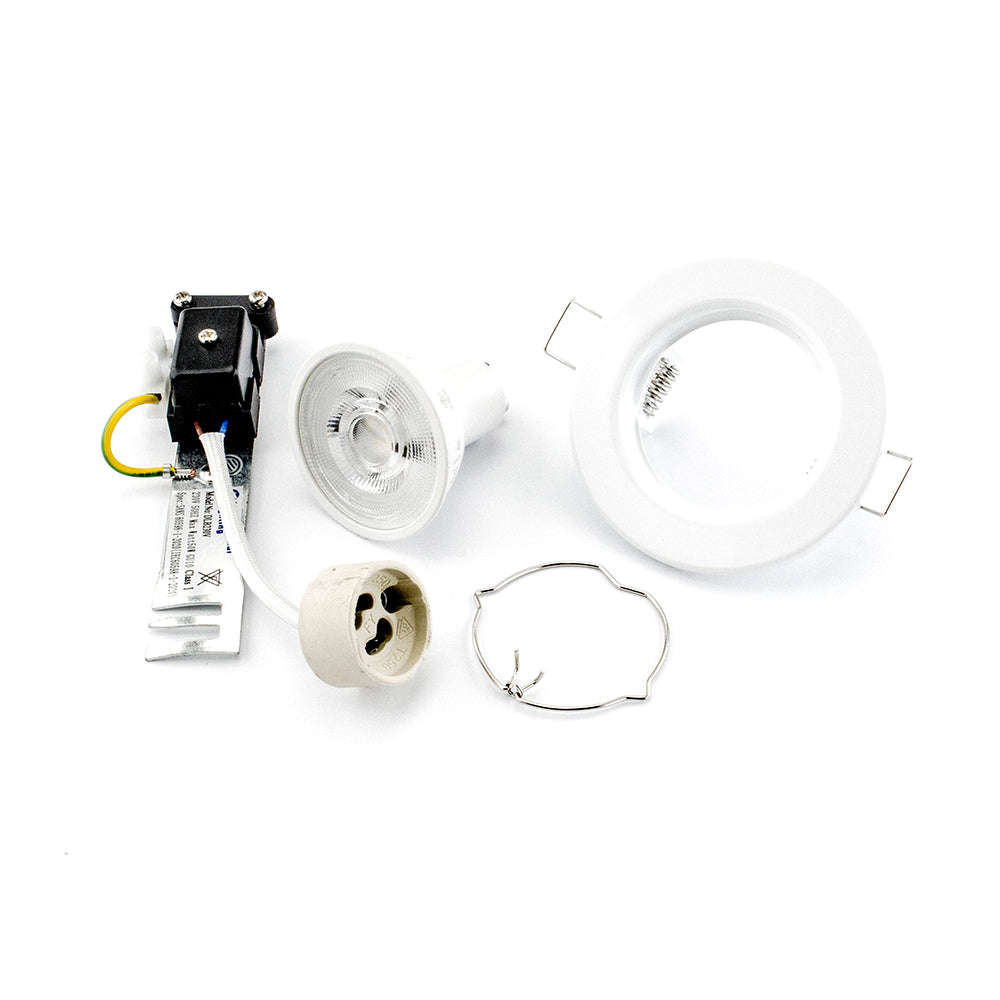 Tradeprice Recessed Downlight Kit 5W 80mm - White