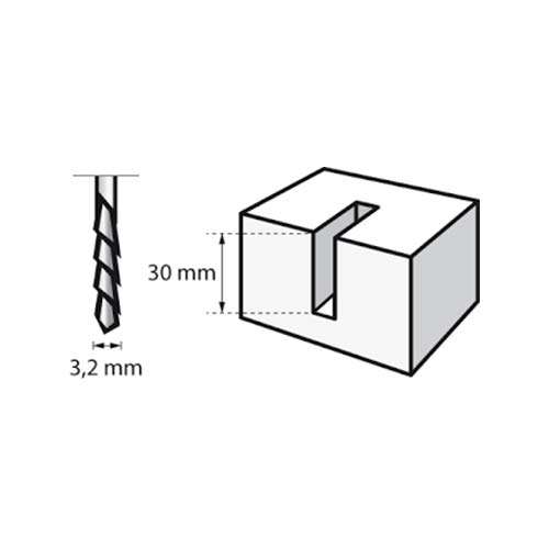 DREMEL® Spiral Cutting Bits Multipurpose 561