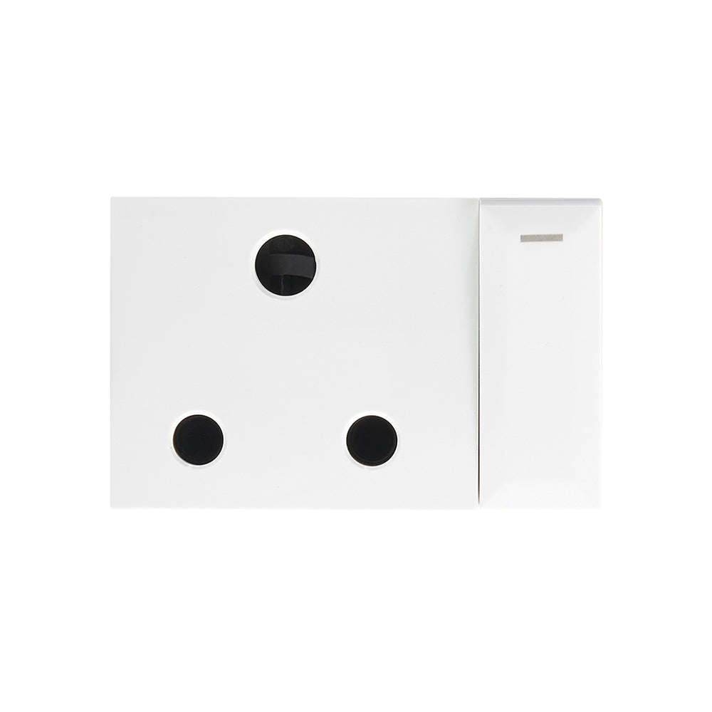 Bright Star Modular Horizontal Switched RSA Socket Module 16A