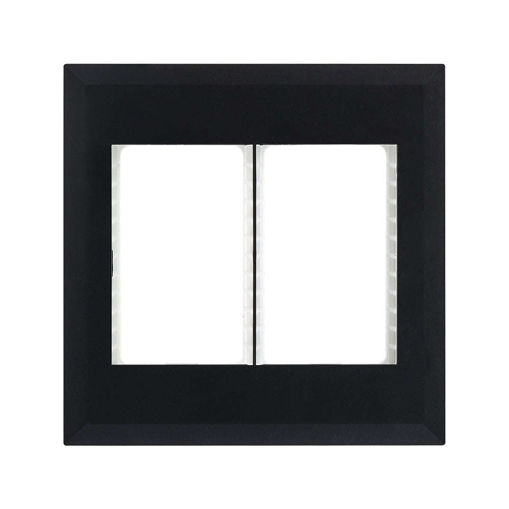Bright Star Modular Double Grid Cover Plate for Triple Modules 4x4