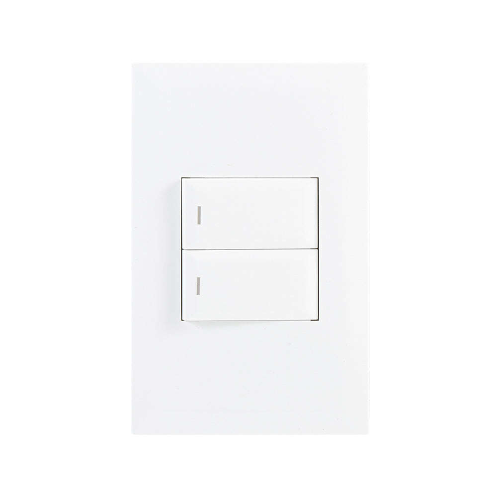 Bright Star Modular 2 Lever 1-Way Switch 4x2