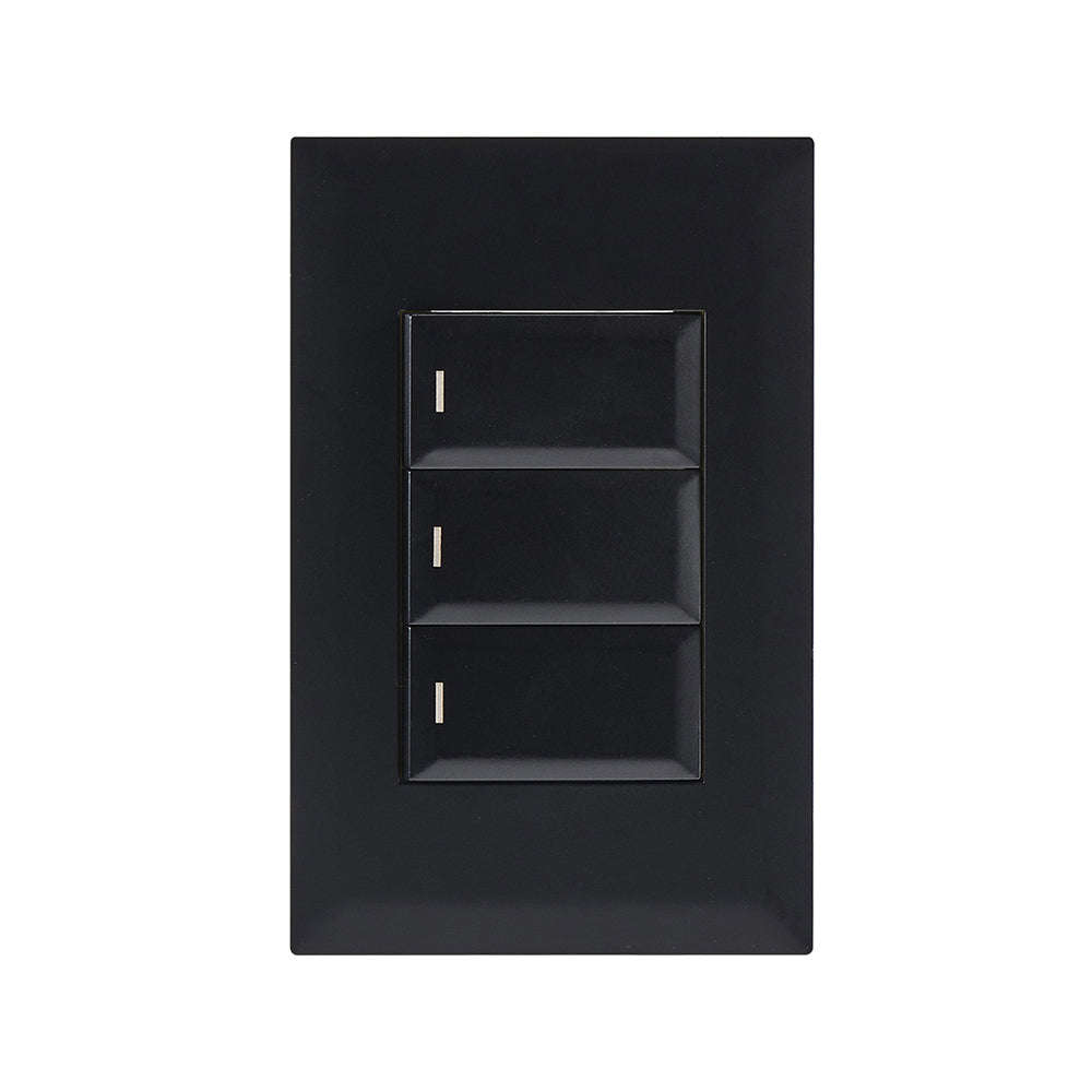 Bright Star Modular 3 Lever 1-Way Switch 4x2