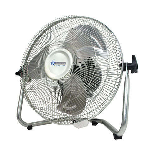 Bright Star Steel Chrome Table Fan