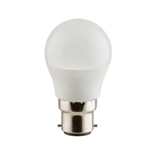 Eurolux LED Dimmable Golf Ball Bulb B22 5W 450lm 3000K - Opal