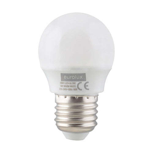 Eurolux LED Golf Ball Bulb E27 3W 210lm 3000K - Opal