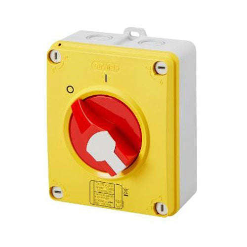 Gewiss Enclosed Isolator IP69 3P 32A 4x4