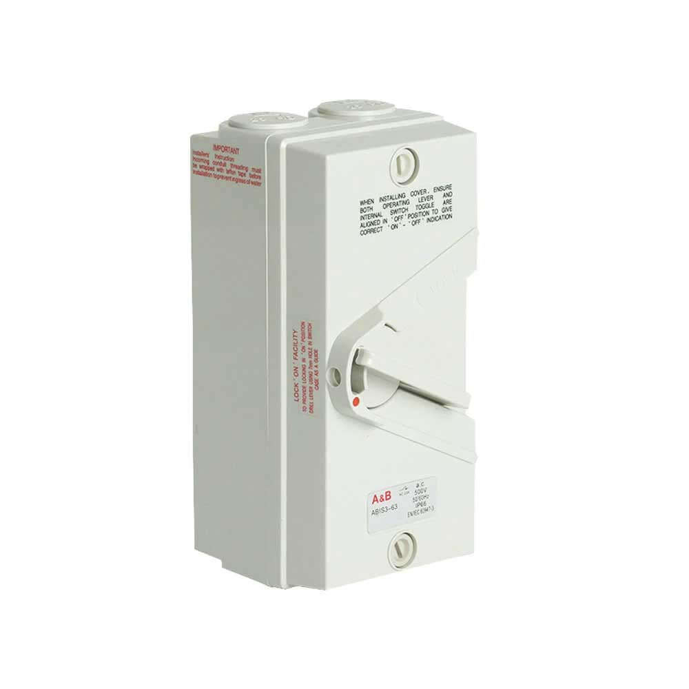 Tradeprice Weatherproof Isolator 3P 35A