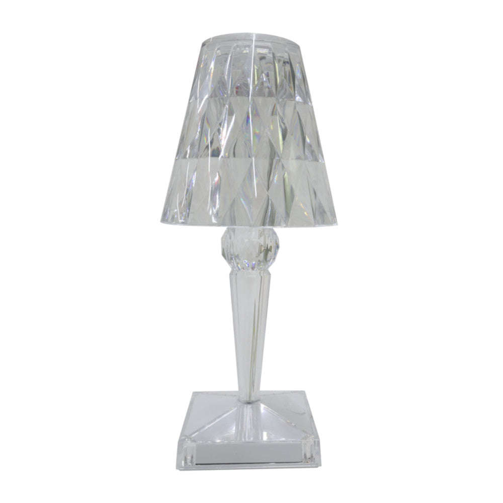 K. Light Acrylic Tri-Coloured LED Rechargeable Lamp