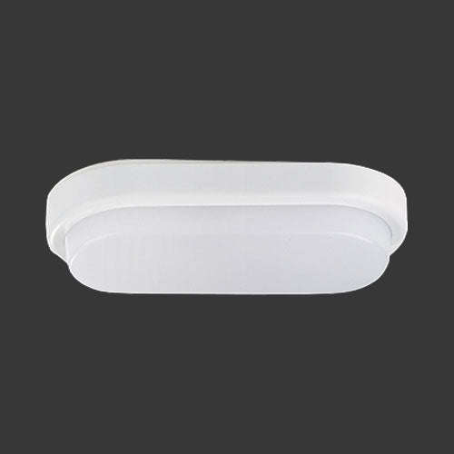 K. Light Oval LED Bulkhead 550lm 6500K