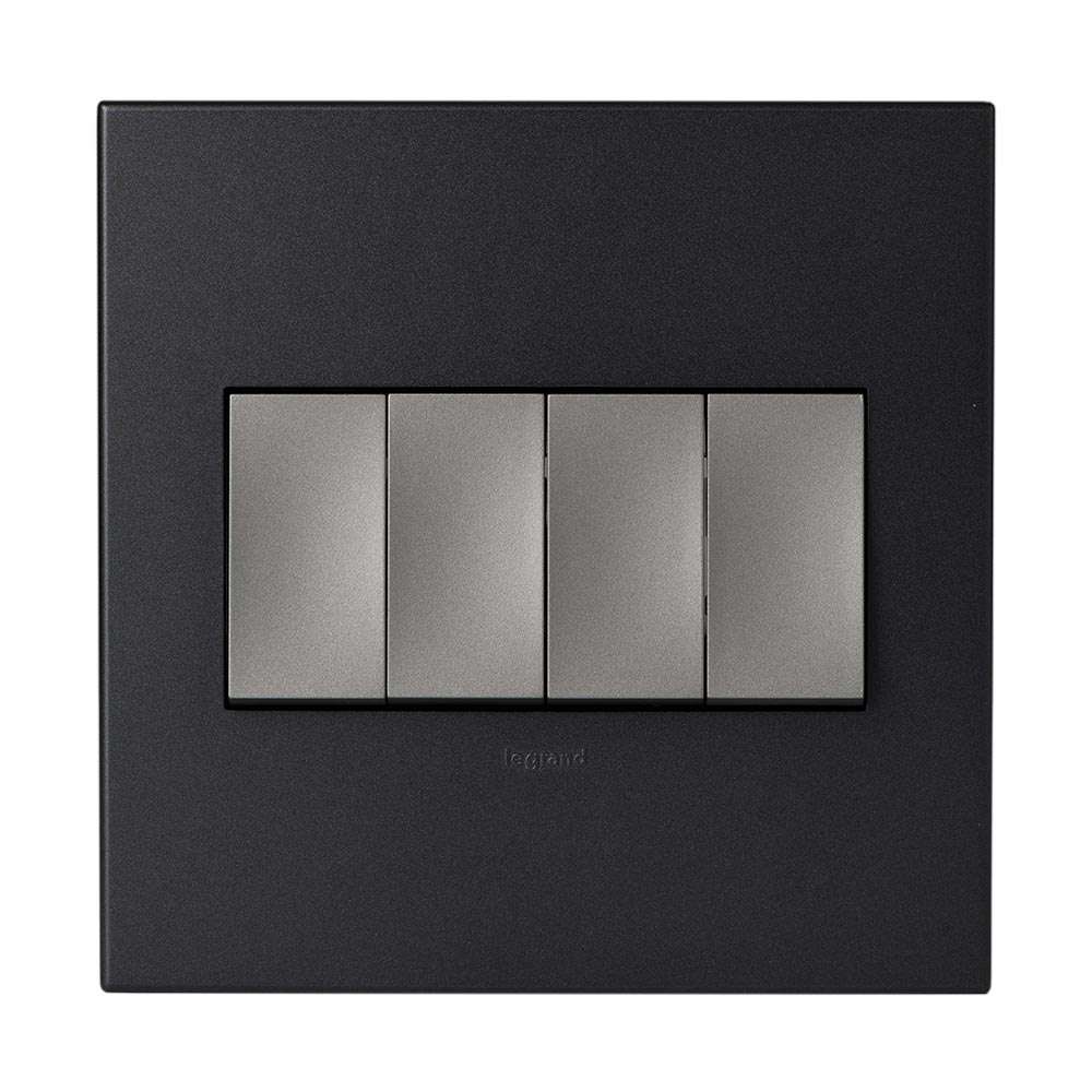Legrand Arteor 4 Lever 1-Way Light Switch 4 x 4