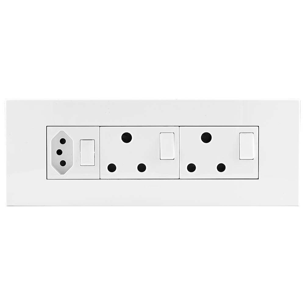Legrand Arteor 8-Module Power Cluster V-Slim + 2 x RSA Sockets
