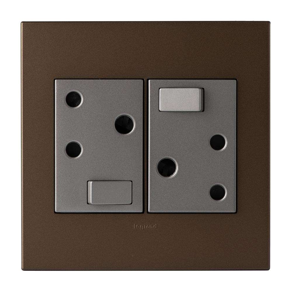 Legrand Arteor Double RSA Socket 4x4