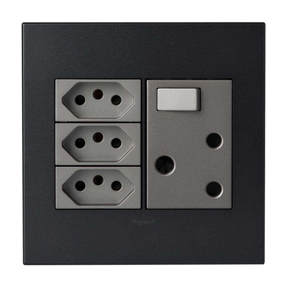 Legrand Arteor RSA 3 Slimline Socket 4x4