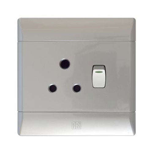 CBi PVC Single Switched Socket 4 x 4