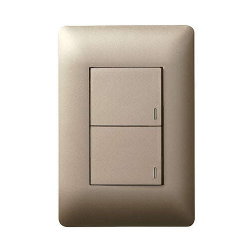 Legrand Ysalis 2 Lever 1-Way Light Switch 4 x 2
