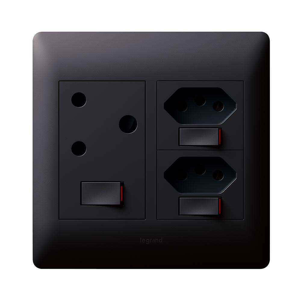 Legrand Ysalis All Switched RSA 2 Slimline Socket 4x4