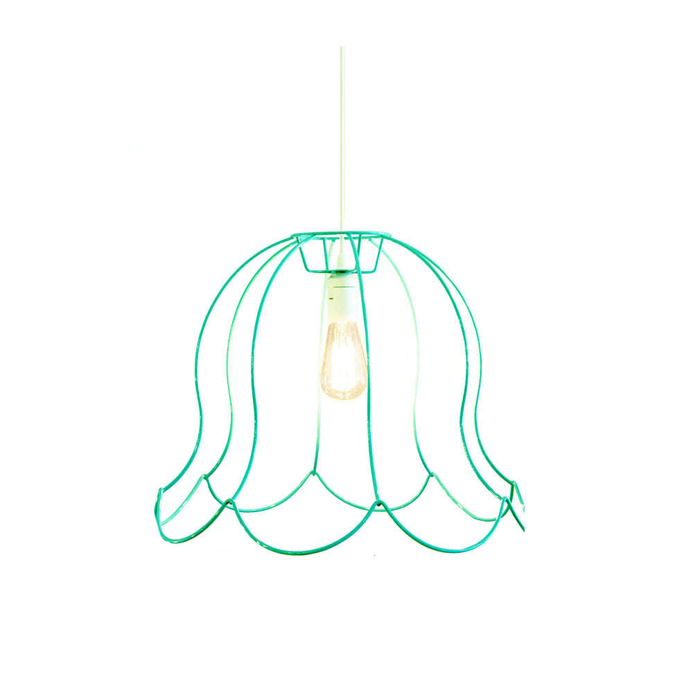 Adine Lampshade Gloss Wired Pendant