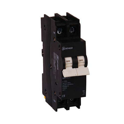 Schenker 2 Pole 3kA Mini Rail Circuit Breaker