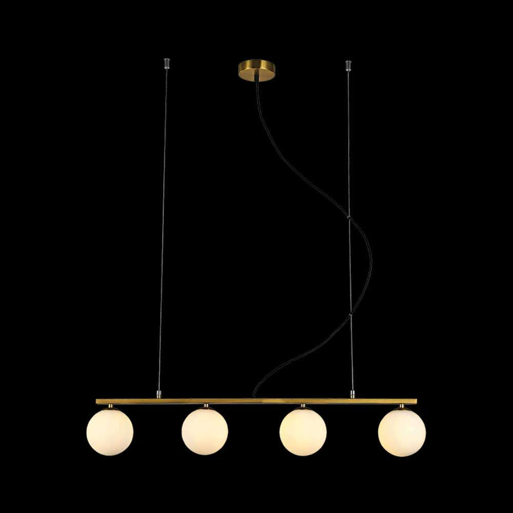 K. Light Linear LED 4 Light Globe Pendant