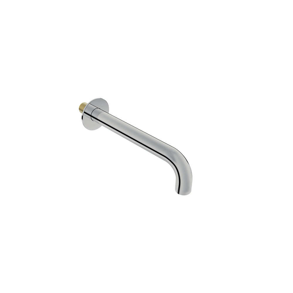LIQUIDRed STILO Bath Wall Spout 200mm - Chrome