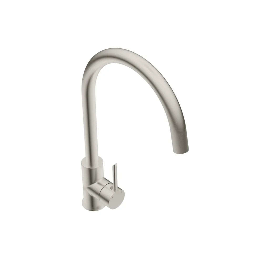 LIQUIDRed STILO Single Lever Kitchen Mixer - Brushed Stainless Steel