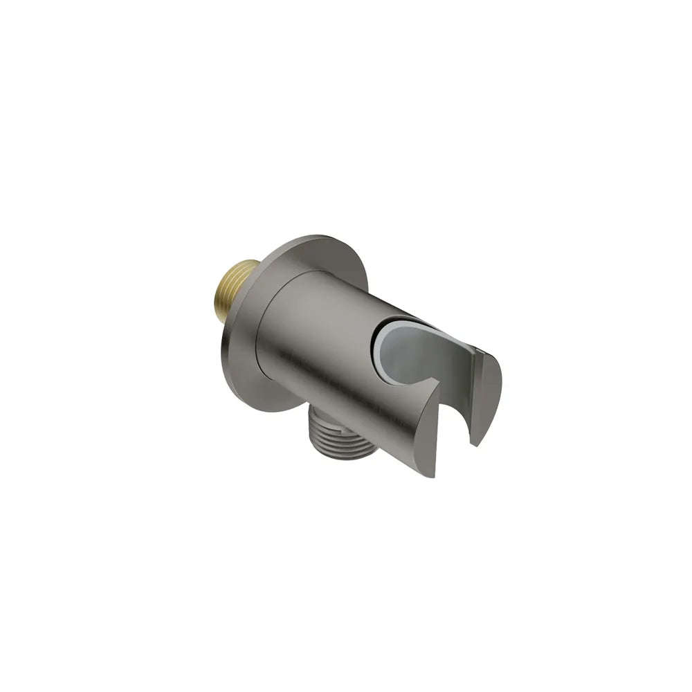 LIQUIDRed STILO Hand Shower Holder + Connector - Brushed Graphite