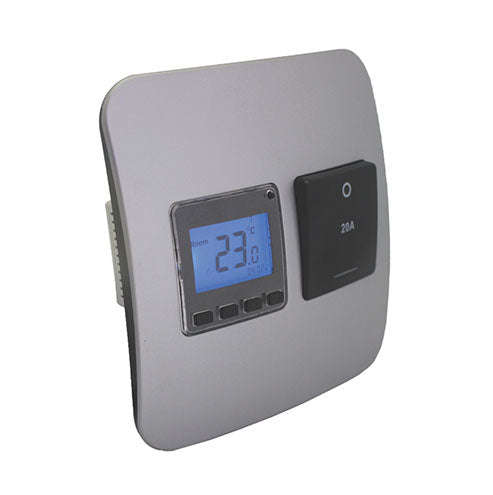 VETi 1 Programmable Thermostat with Isolator Switch 4x4 - Black Modules