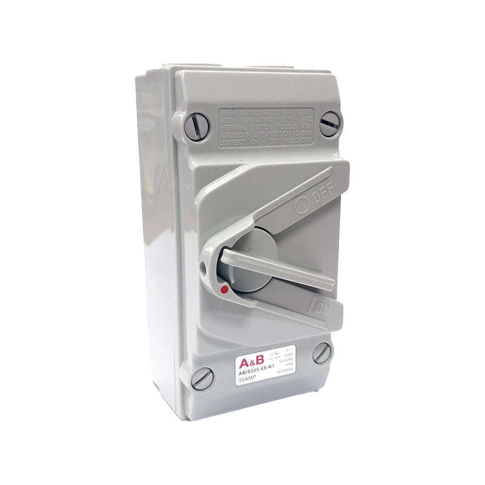 Tradeprice Weatherproof Isolator 3P 35A